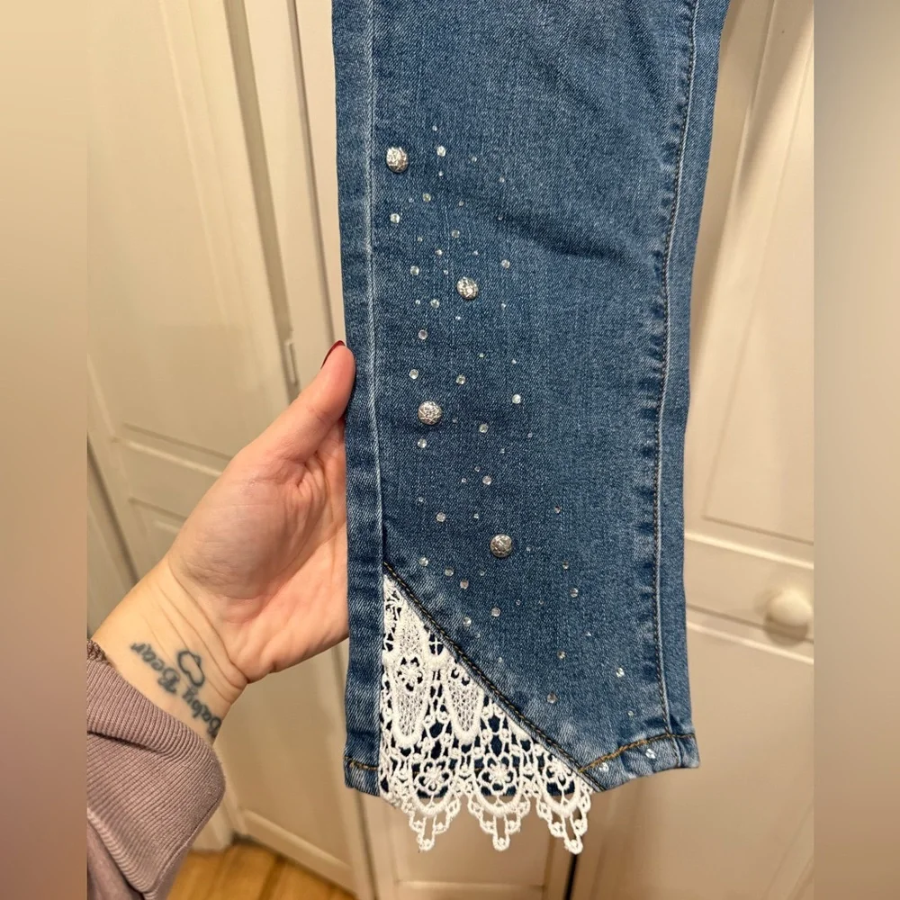 Venus embellished jeans‎ size 10 EUC